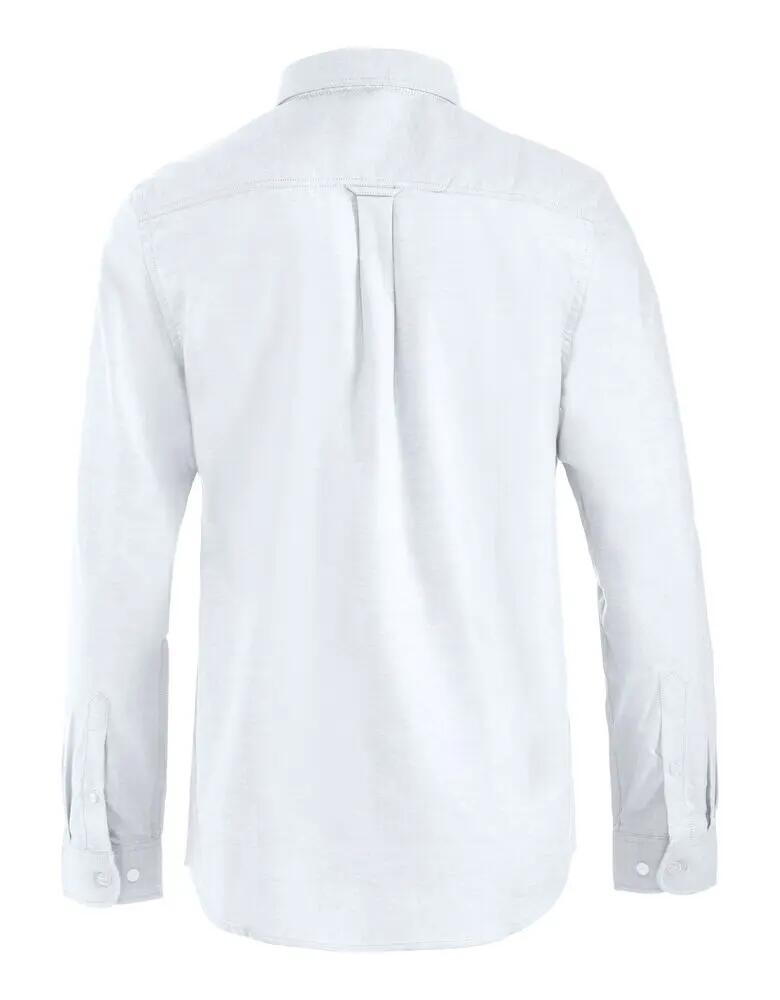 clique Oxford Oxford-overhemd lange mouw 100% katoen wit 2/4