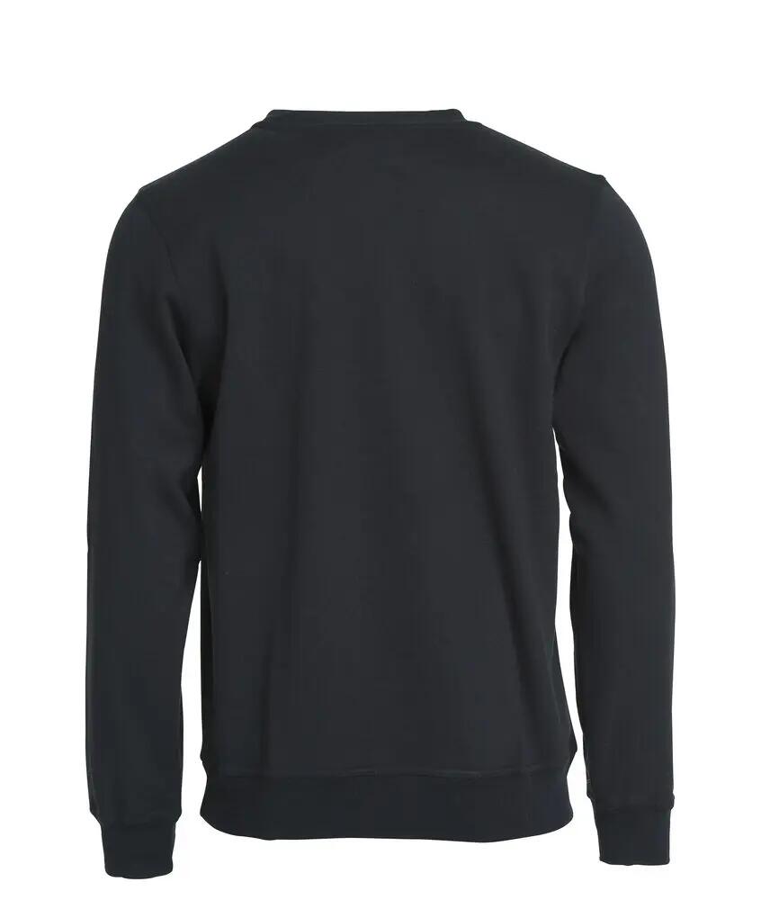 clique Basic Roundneck sudadera cuello redondo unisex negra 3XL 2/4