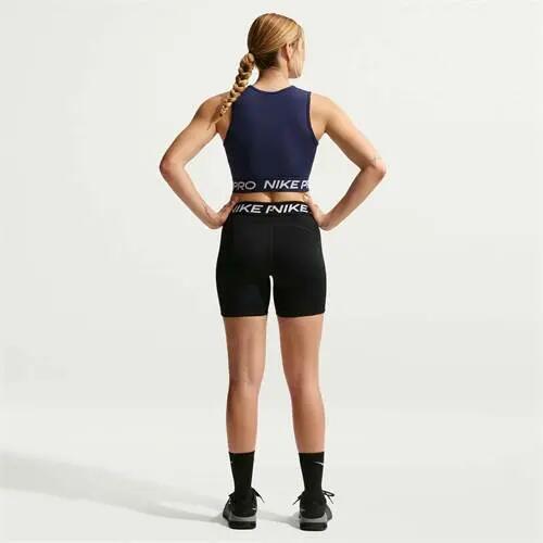 Spodnie treningowe damskie Nike IQ6018010BLACKWHITE 3/4