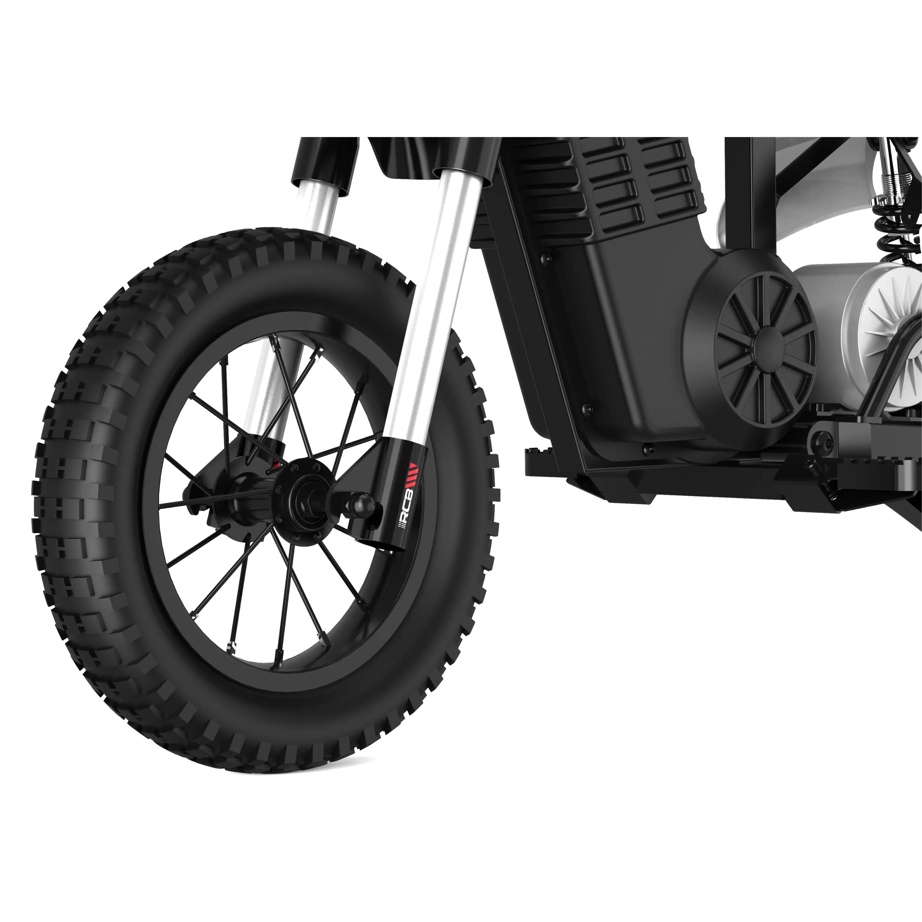 Moto cross elettrica bimbi R9X, 3 velocità, motore 300W, pneumatici 12 pollici 6/6