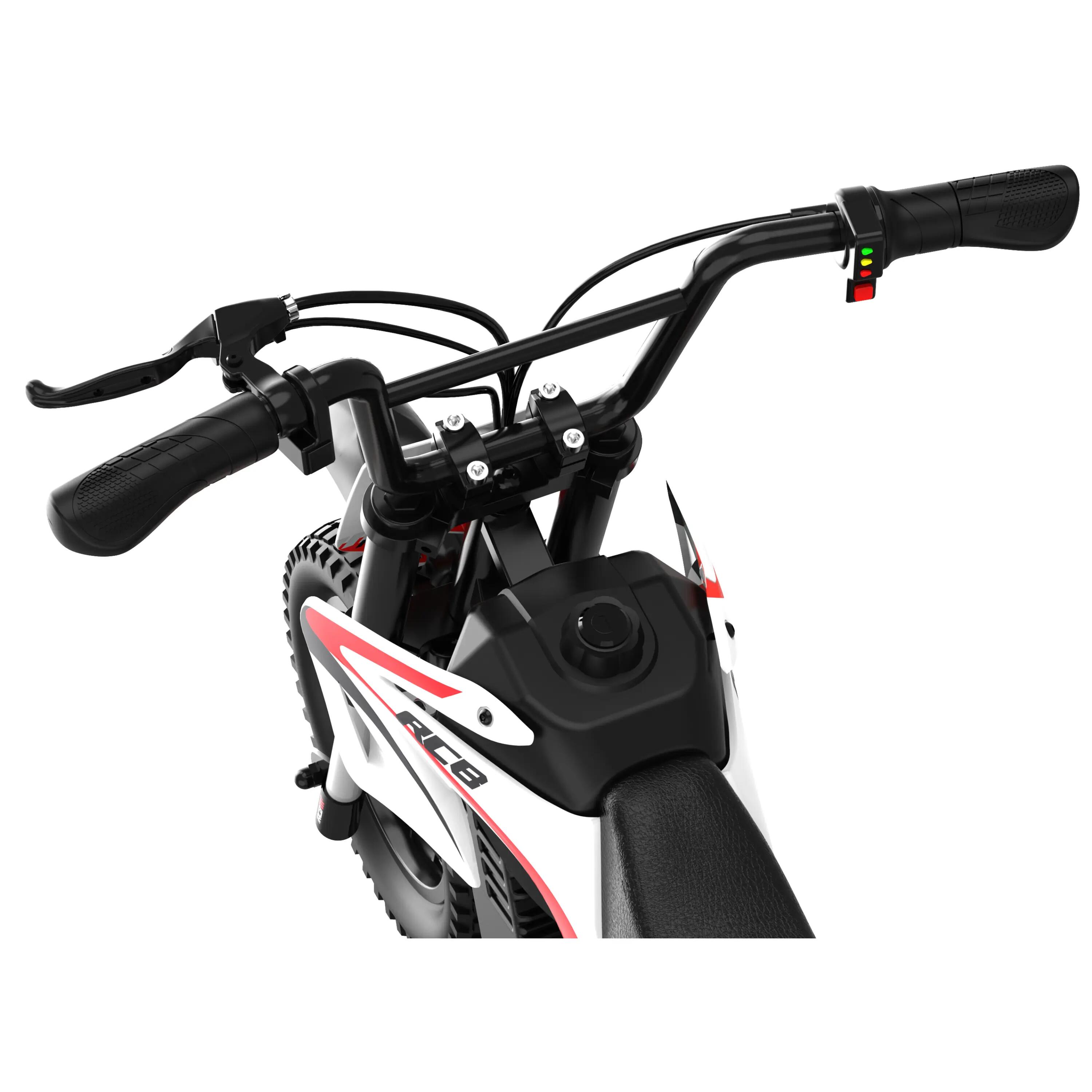 Moto cross elettrica bimbi R9X, 3 velocità, motore 300W, pneumatici 12 pollici 3/6