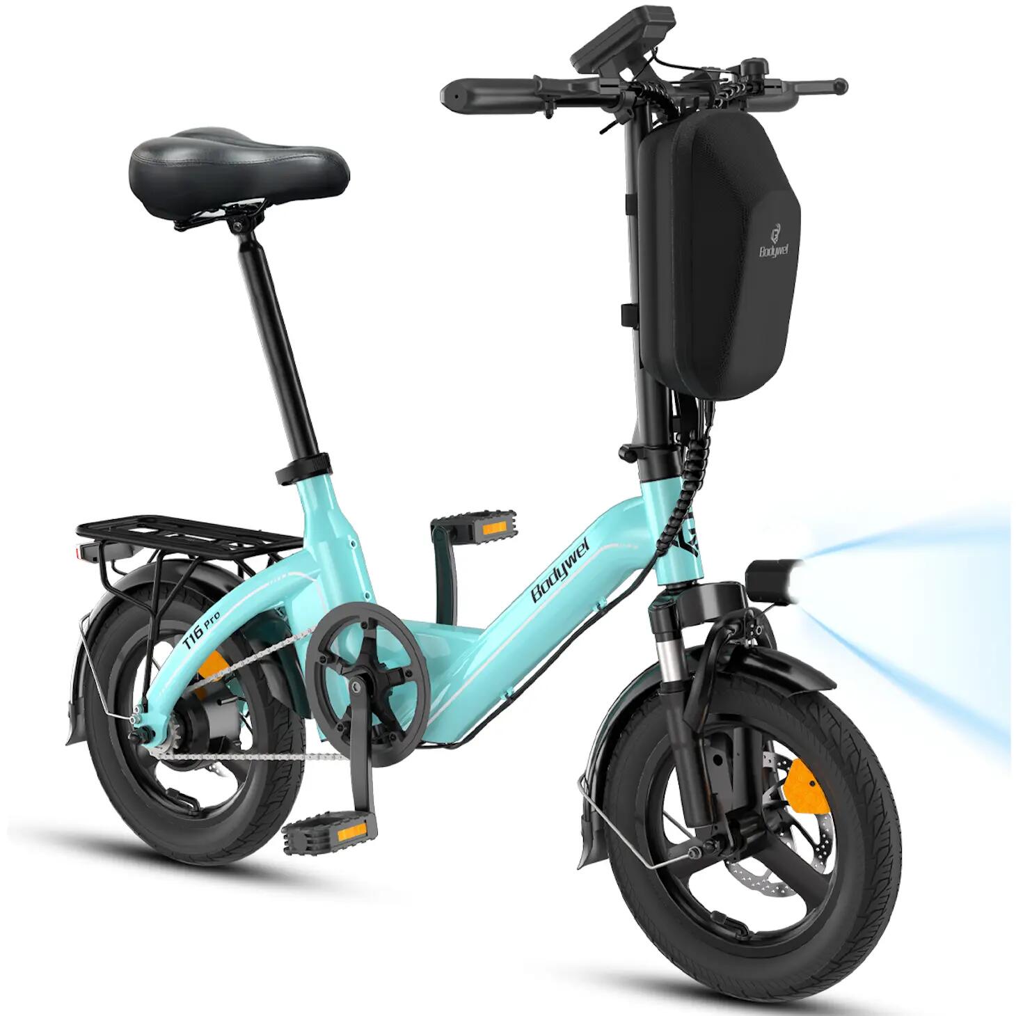 Elektrobicykel čistá asistencia Bodywel T16 PRO-HJ 14" pláště 15° 3/12