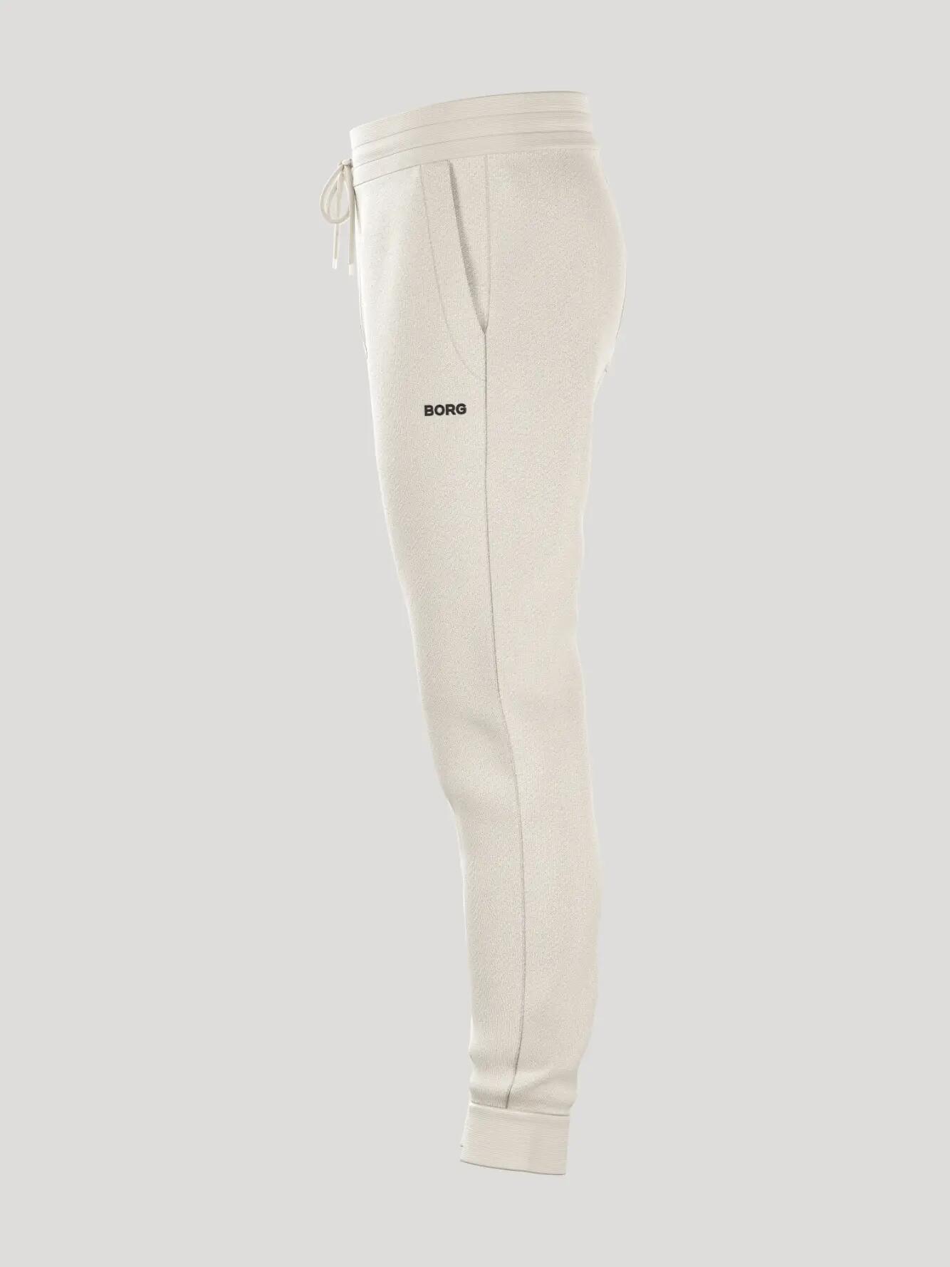 bjorn_borg BORG ESSENTIAL 4 TAPERED SWEATPANTS — TOFU 4/4