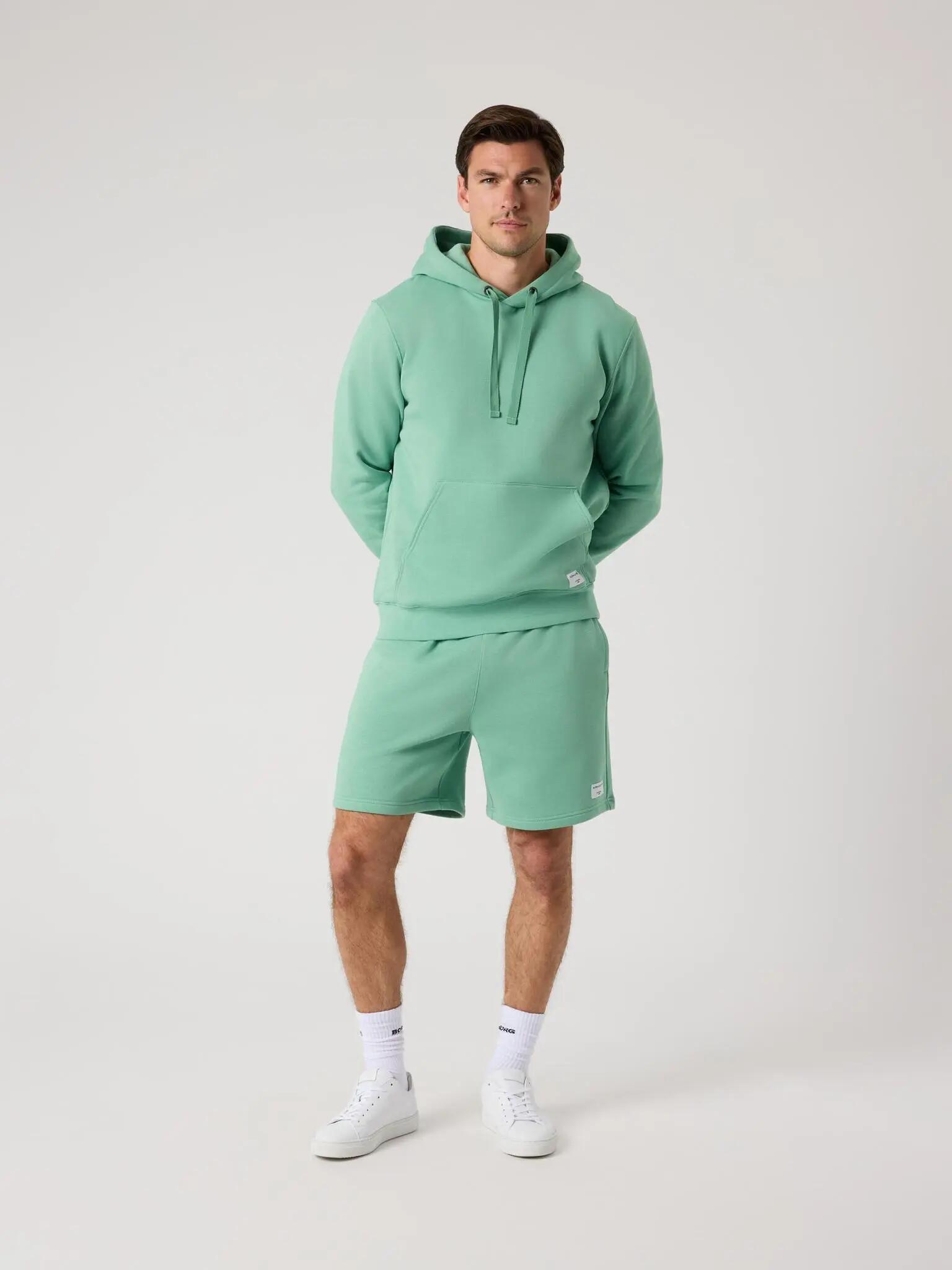bjorn_borg CENTRE SWEATSHORTS in MALACHITE GREEN 3/4