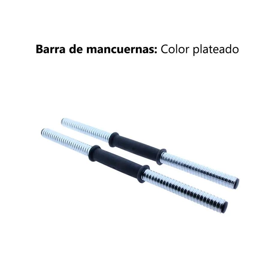 Kit Barra Olímpica 180cm y 2 mancuernas de 92kg Fitness Tech 5/6