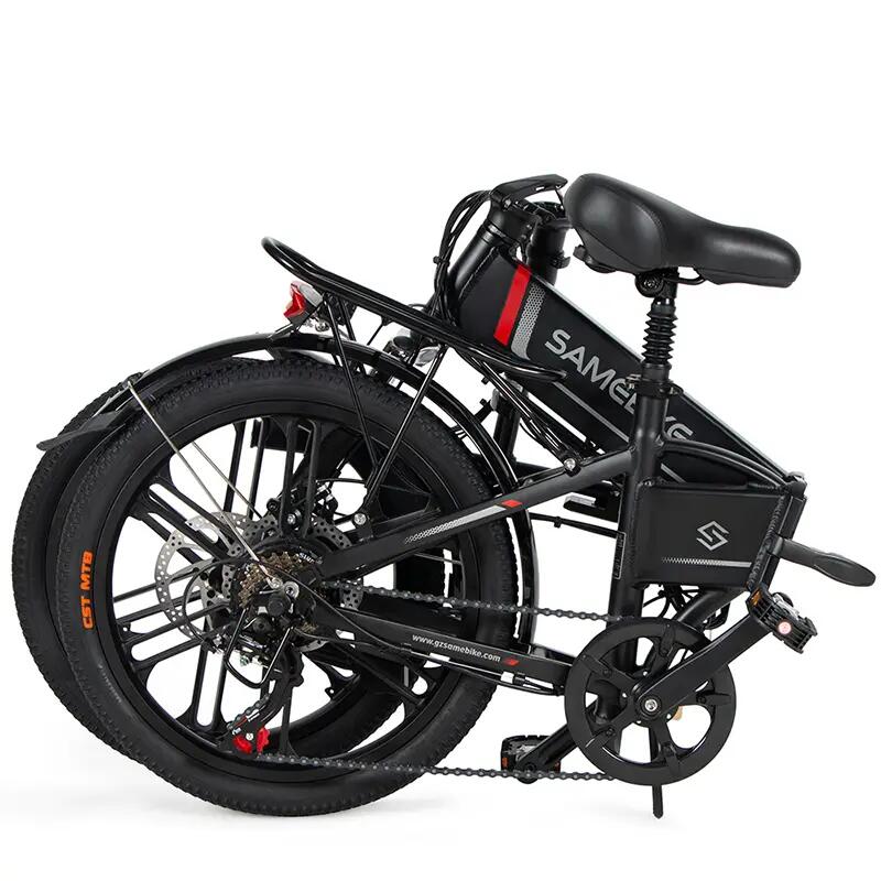 Elektryczny rower dla dorosłych SAMEBIKE 20LVXD30-II 48V 10,4Ah bateria 5/15
