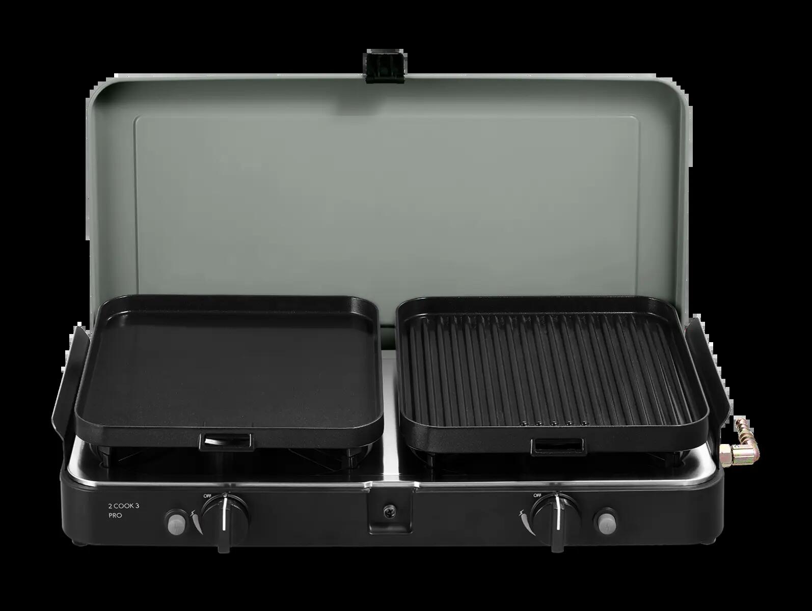 Camping Gastoestel 2 Cook 3 Pro Deluxe fornuis - 30mBar 3/9