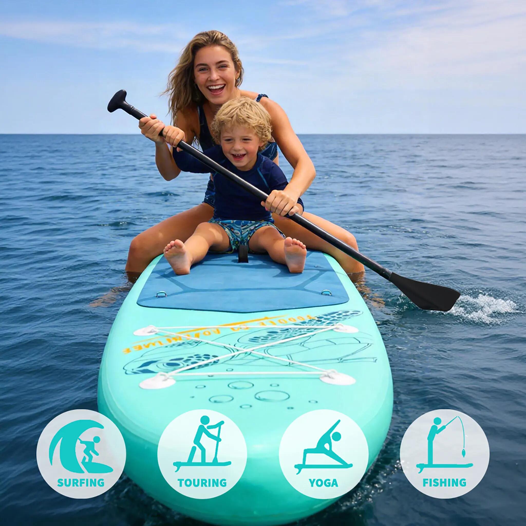 SUP Board Wide Stable Max 165kg+ 335x84x15cm SUPFW58A 5/6