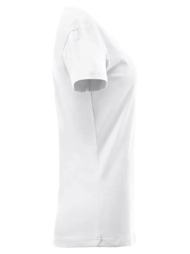 clique Dames Top Carolina S/S — single jersey, stretch, ronde hals 4/4