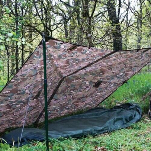 Tente de randonnée Pro-Force Basha bivouac - camouflage HMTC