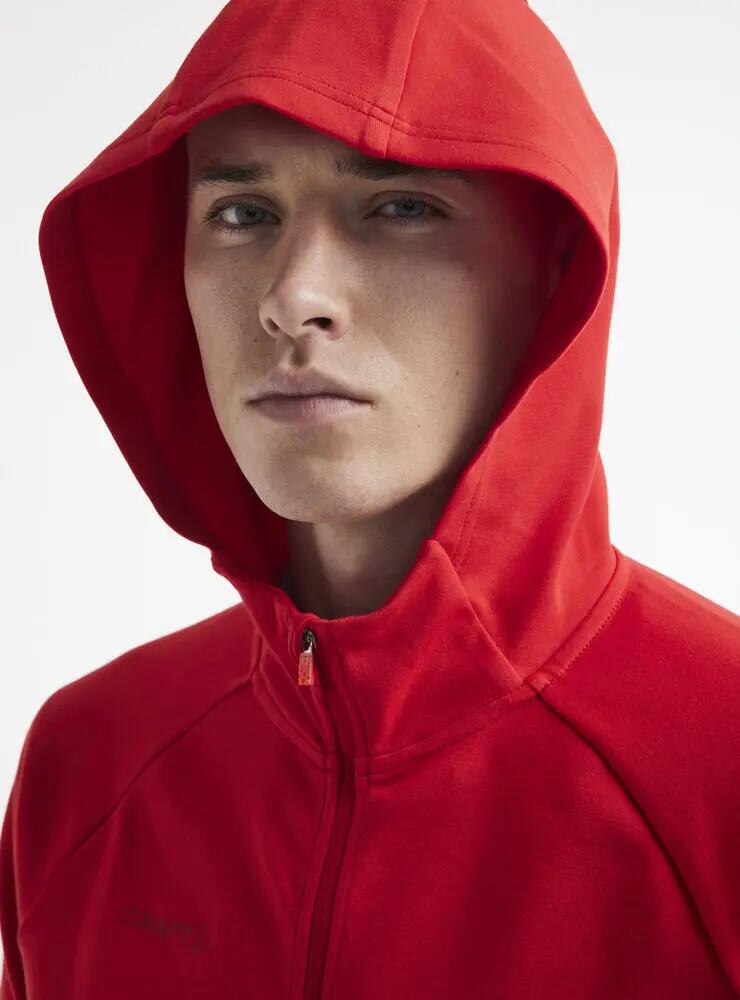 craft CORE Soul Full Zip Hood M Kapuzenjacke aus Baumwollmischung 6/7