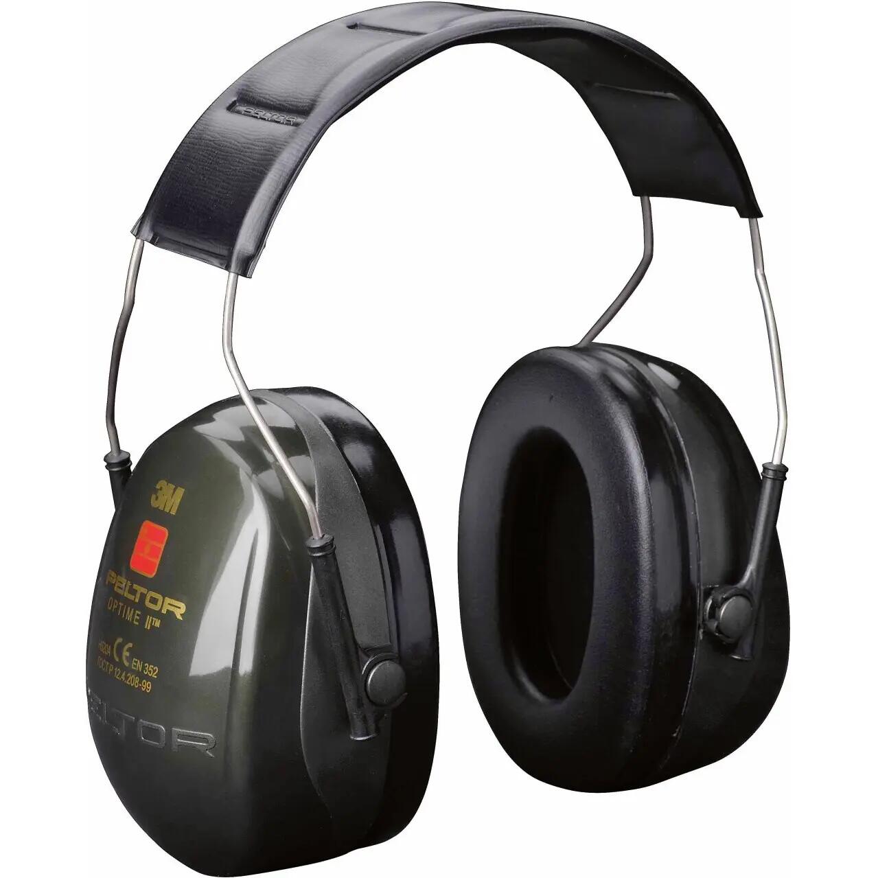 Casque Anti-bruit Passif Peltor Optime II Vert 2/7