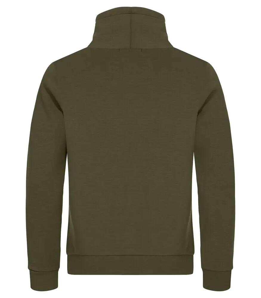 clique Hobart sweatshirt gola alta em tecido air-layer, Fog green 2/4