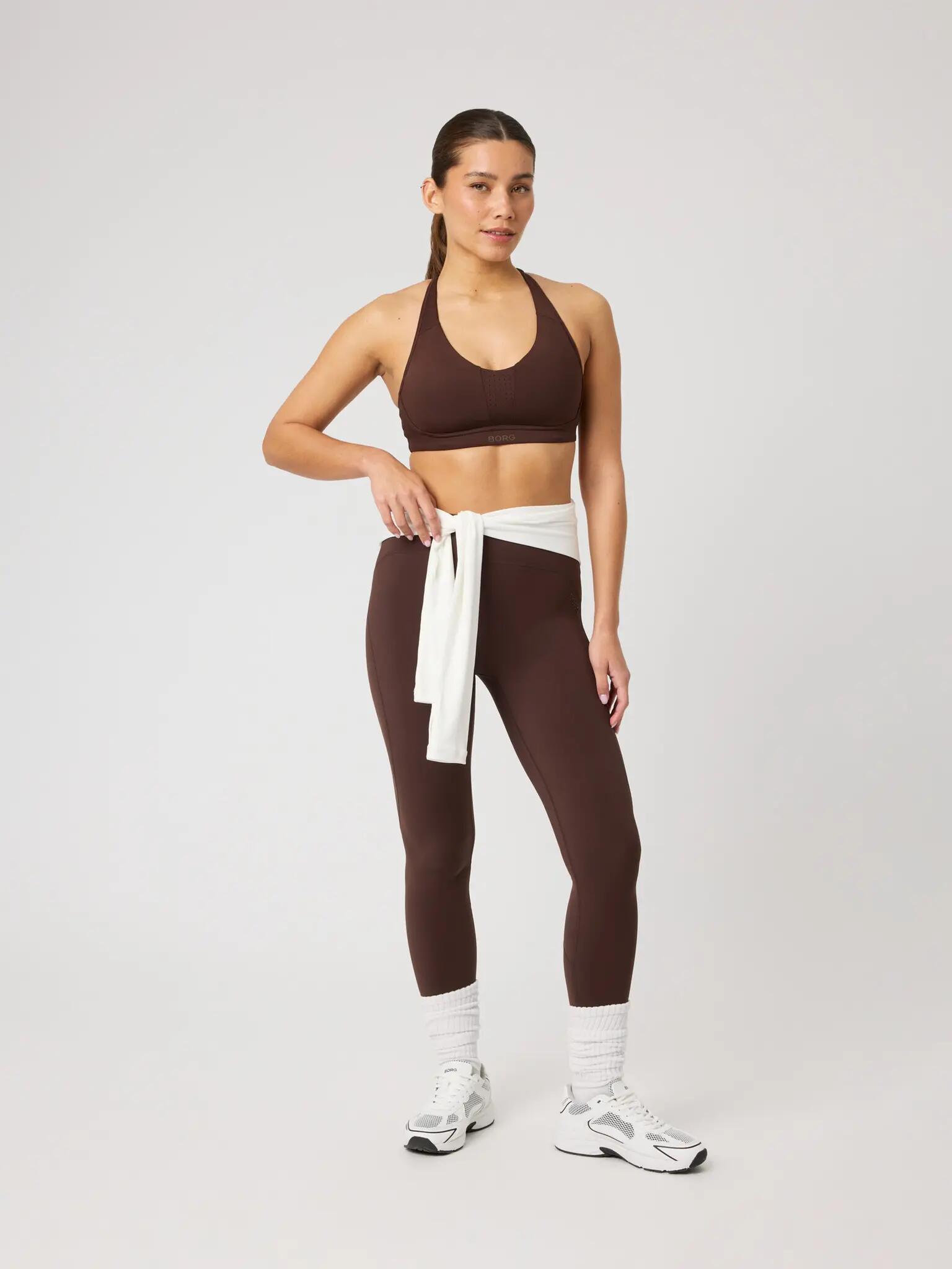 bjorn_borg BORG REFORM SPORTS BRA de poliéster reciclado – COFFEE BEAN 3/3