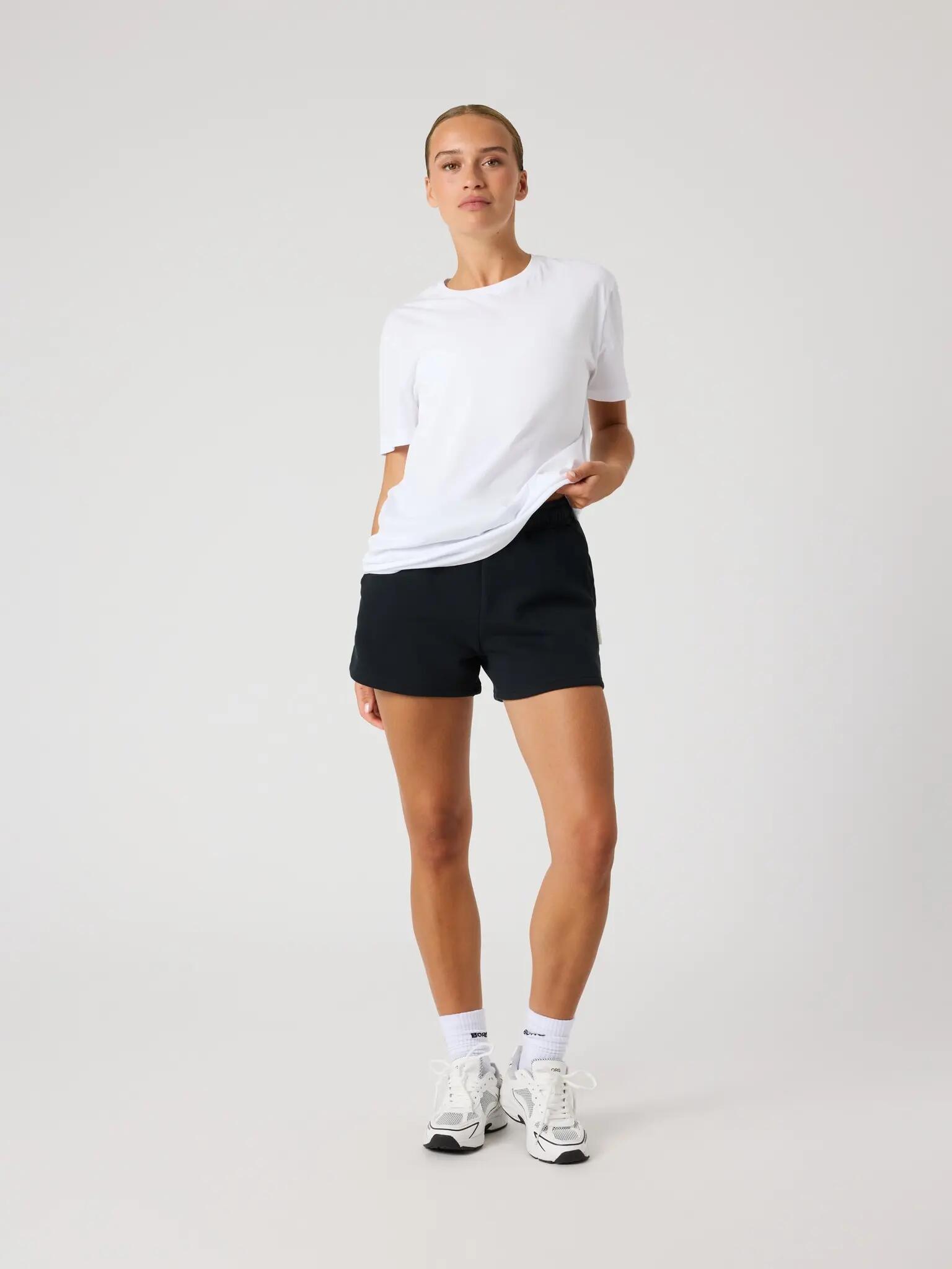 bjorn_borg CENTRE SWEATSHORTS mulher BLACK BEAUTY 3/5