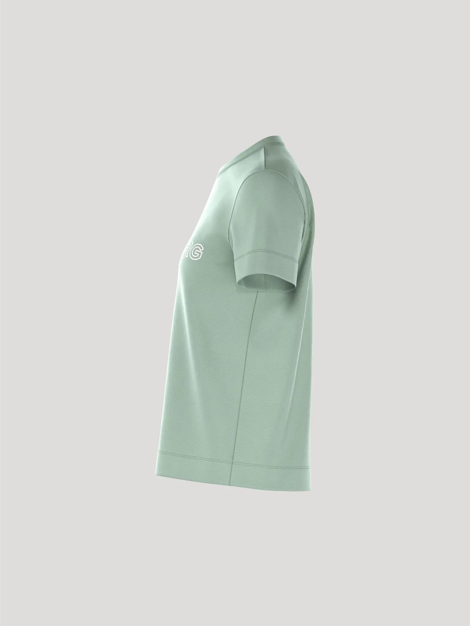 bjorn_borg BORG ESSENTIAL 3 T-SHIRT femme FROSTY GREEN 3/4