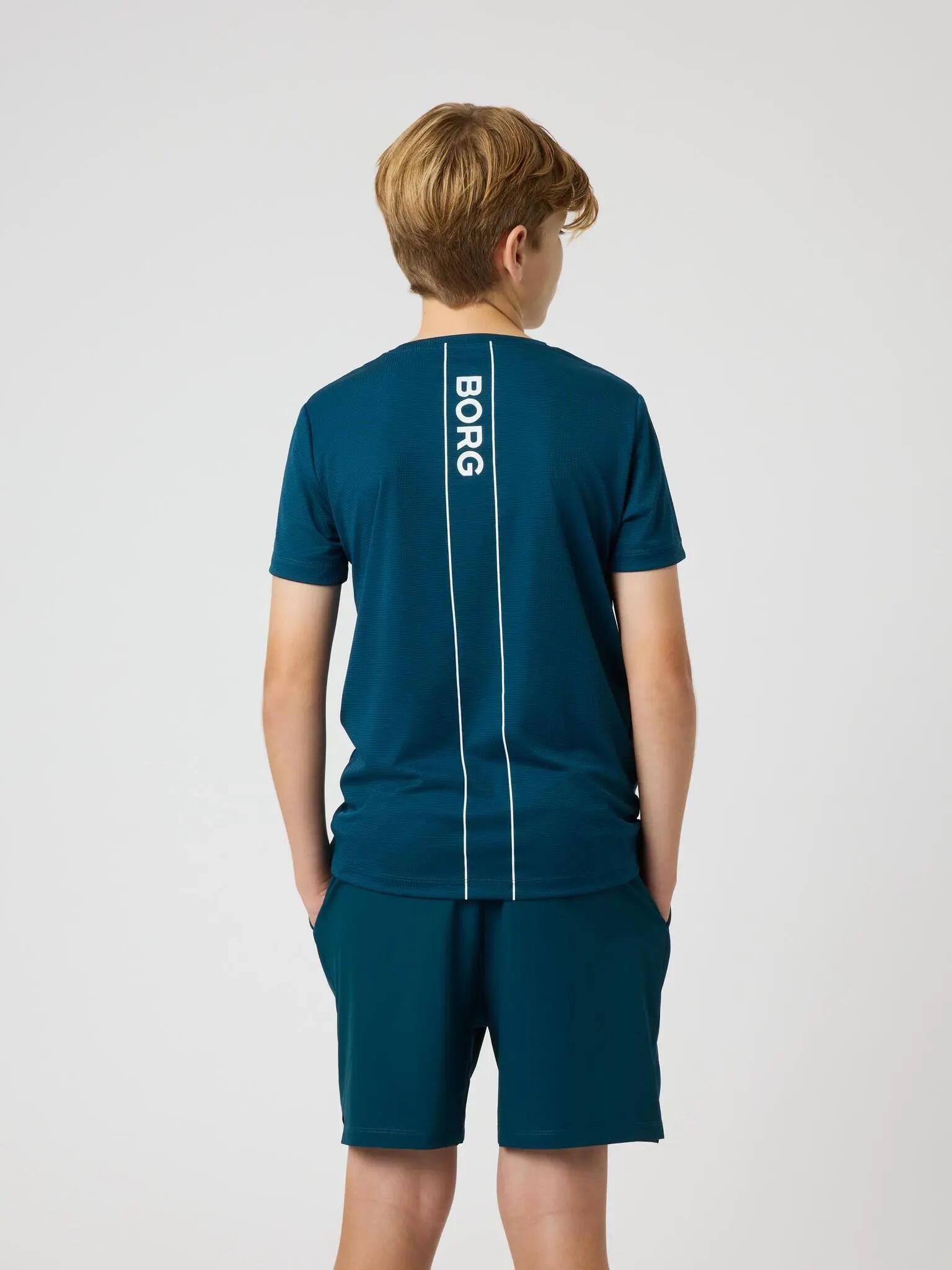bjorn_borg ACE LIGHT T-SHIRT in poliestere riciclato – REFLECTING POND 2/4
