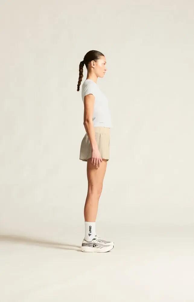 craft Hypervent Cropped Tee W — t-shirt running corta, vestibilità aderente 5/7