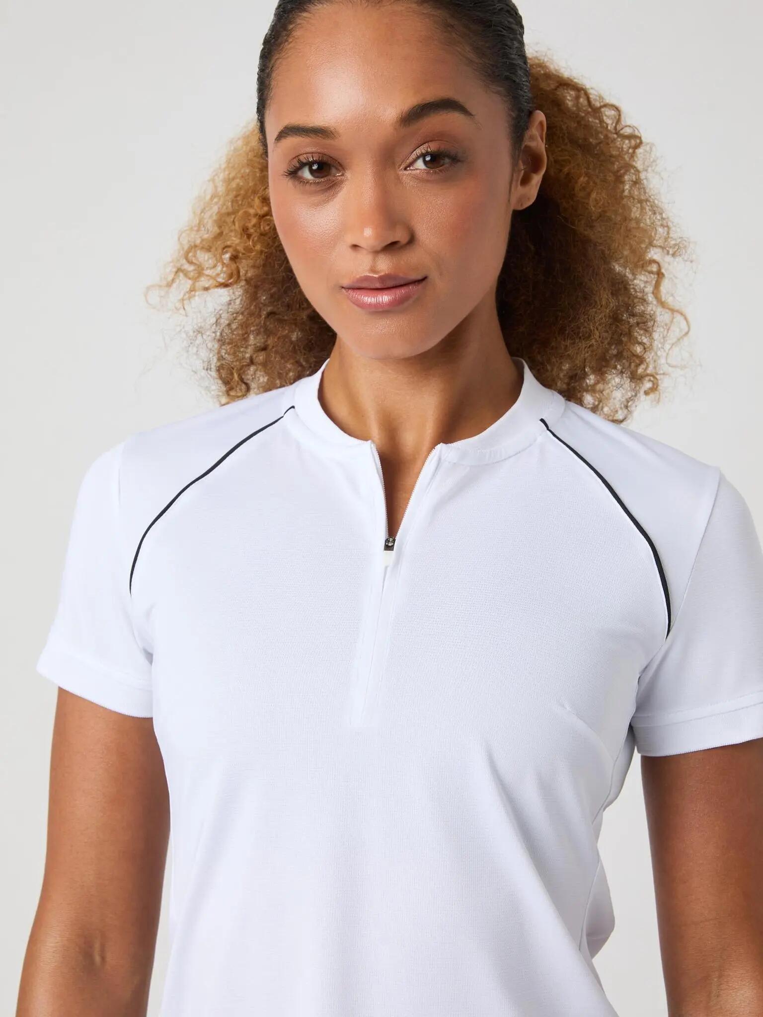 bjorn_borg ACE ZIP POLO SHIRT in Brilliant White 5/5