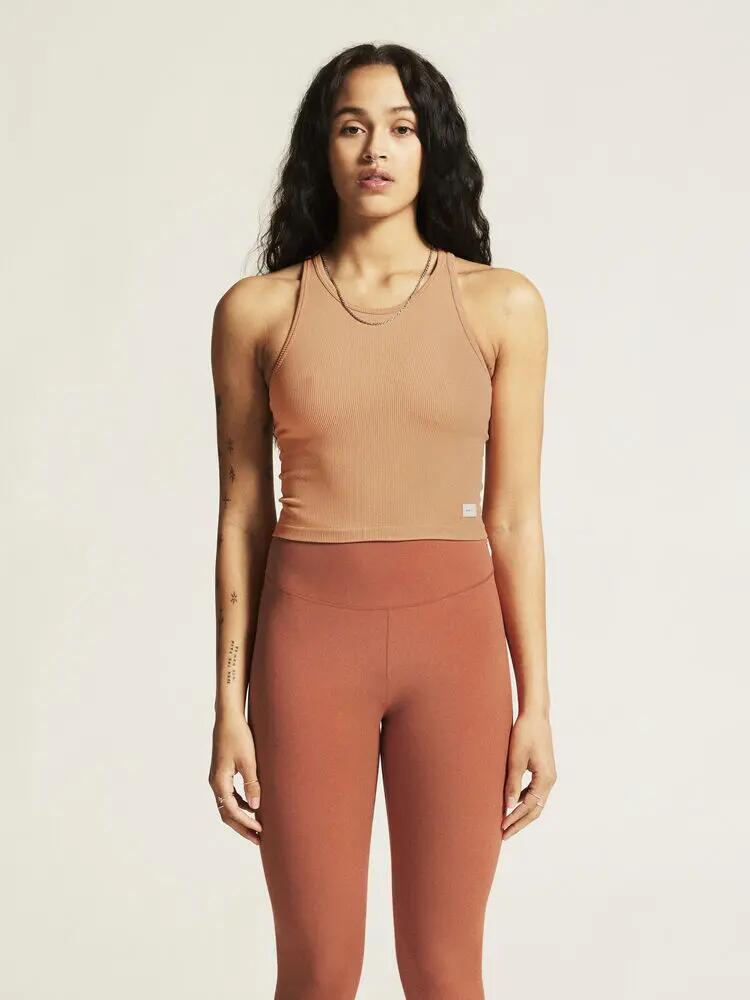 craft Collective Rib Tank Top W – Strak vallende tanktop met ribstructuur 7/7