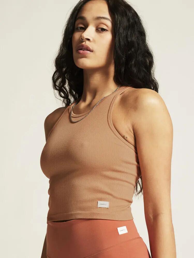 craft Collective Rib Tank Top W – Strak vallende tanktop met ribstructuur 5/7