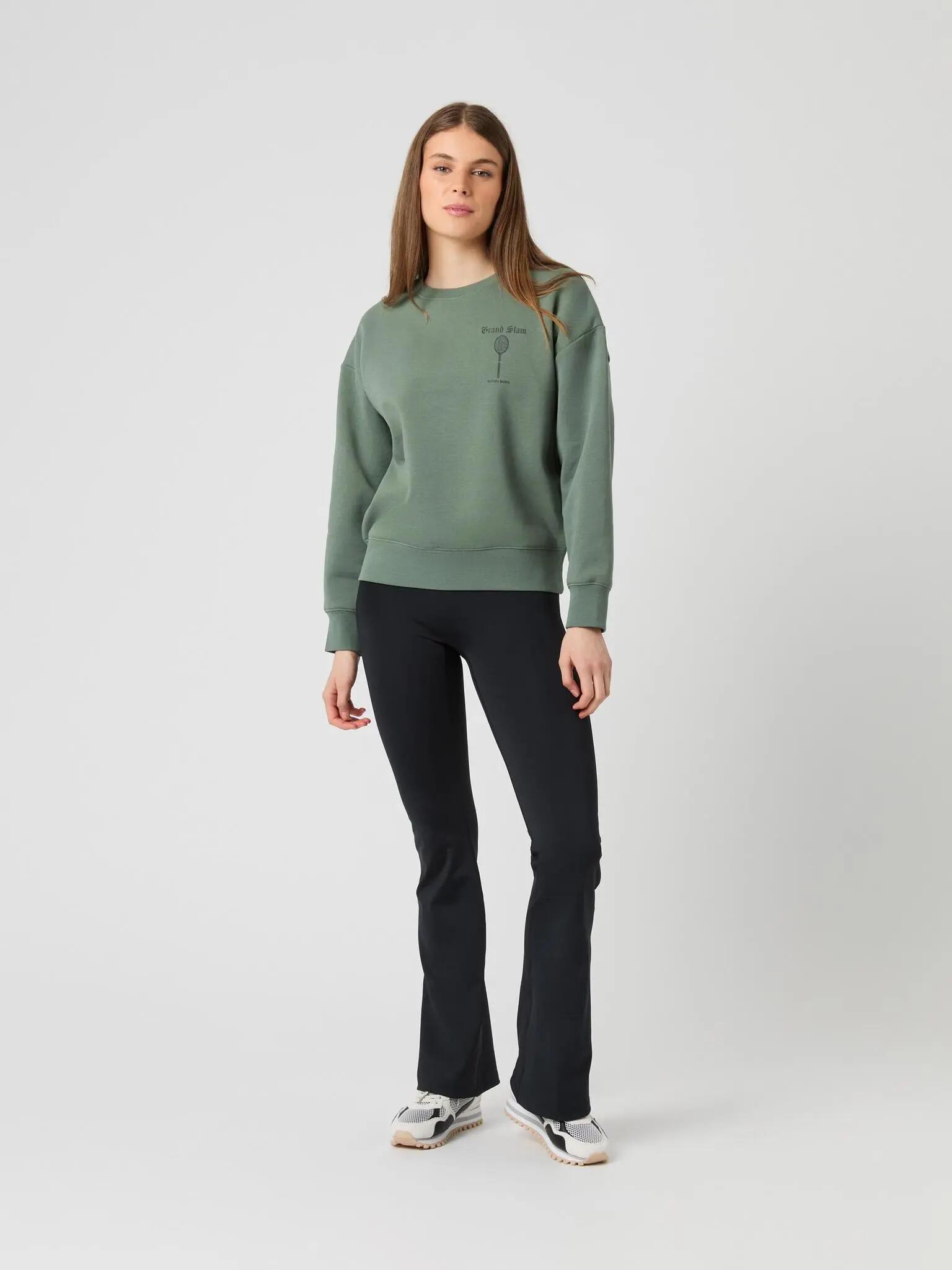 bjorn_borg BORG BOYFRIEND SWEATSHIRT em AGAVE GREEN 3/4