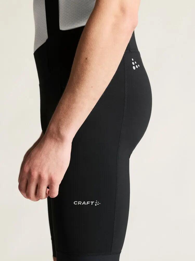 craft Endur Cargo Bib Shorts C3 M – Szorty z szelkami czarne, kontrola i 6/7