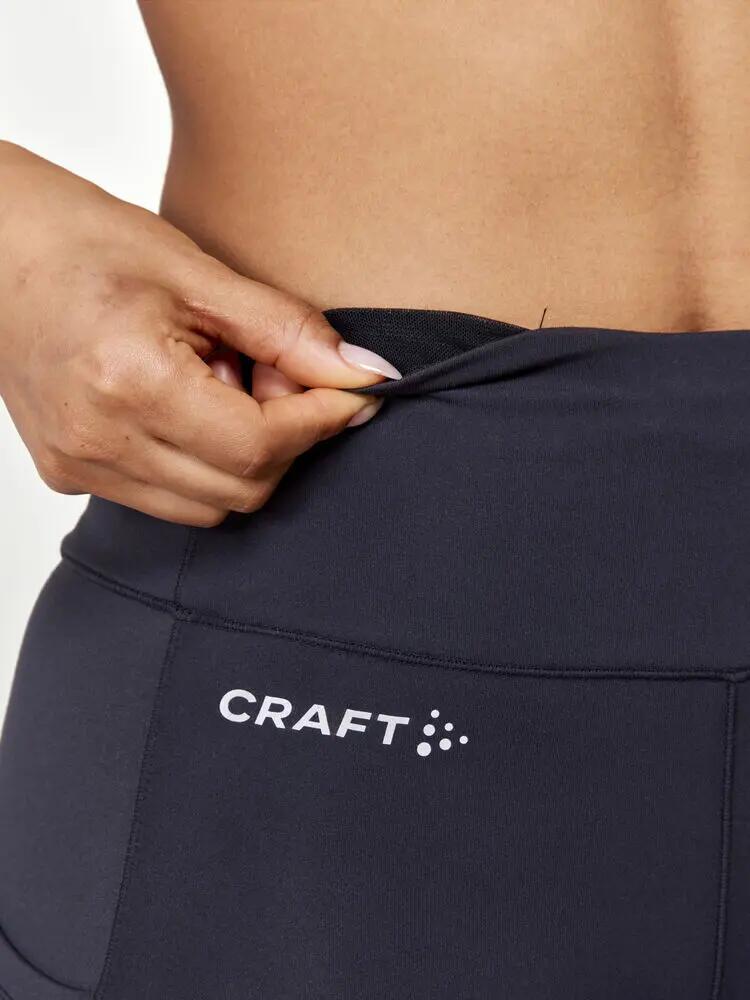 craft ADV Essence Capri Tights 2 W – Leggings capri pretos em poliéster 5/6