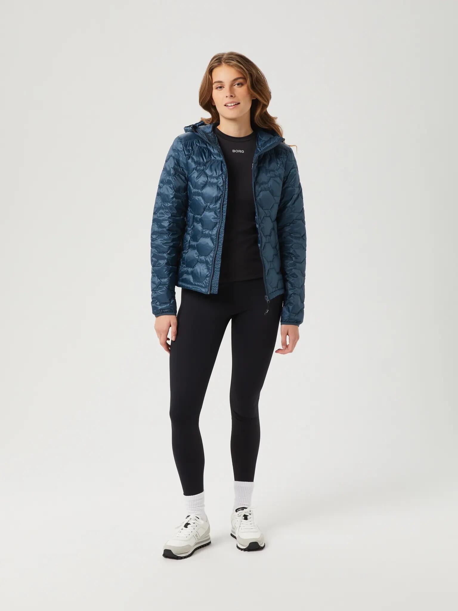 bjorn_borg BORG DOWN LINER JACKET giacca donna MIDNIGHT NAVY 3/4
