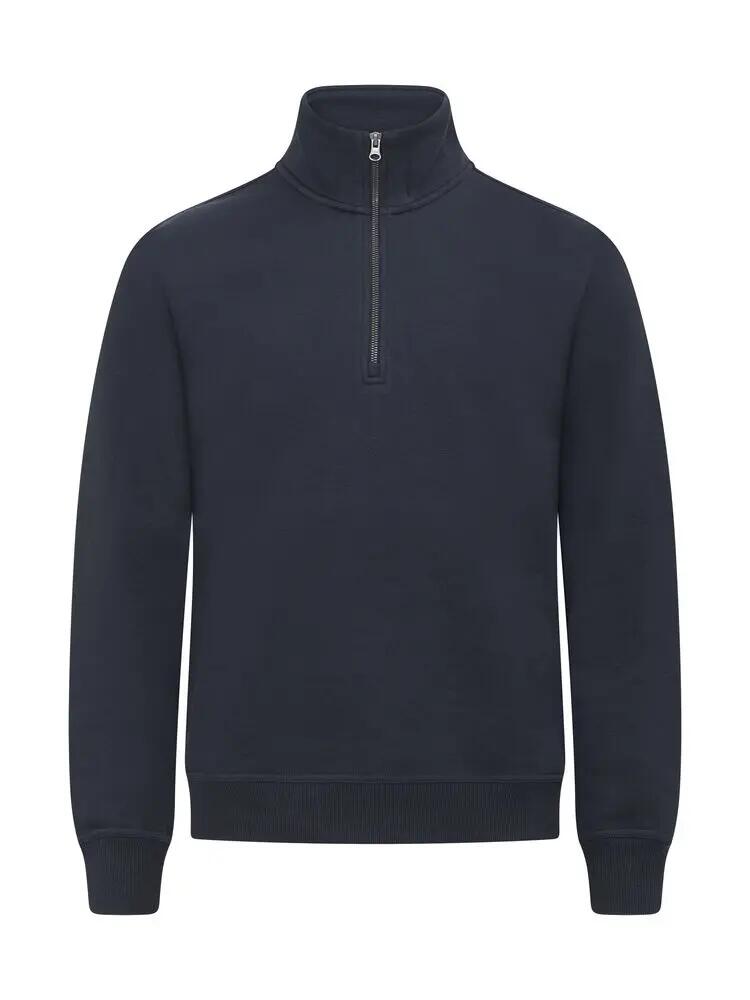 clique Miami Half Zip – Halve rits sweater van katoen en gerecycled polyester 3/4
