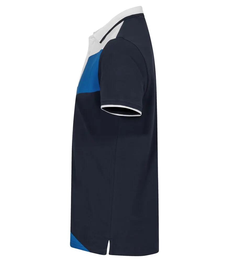 clique Polo Conrad unisex in cotone 100%, colore Dark Navy 3/4