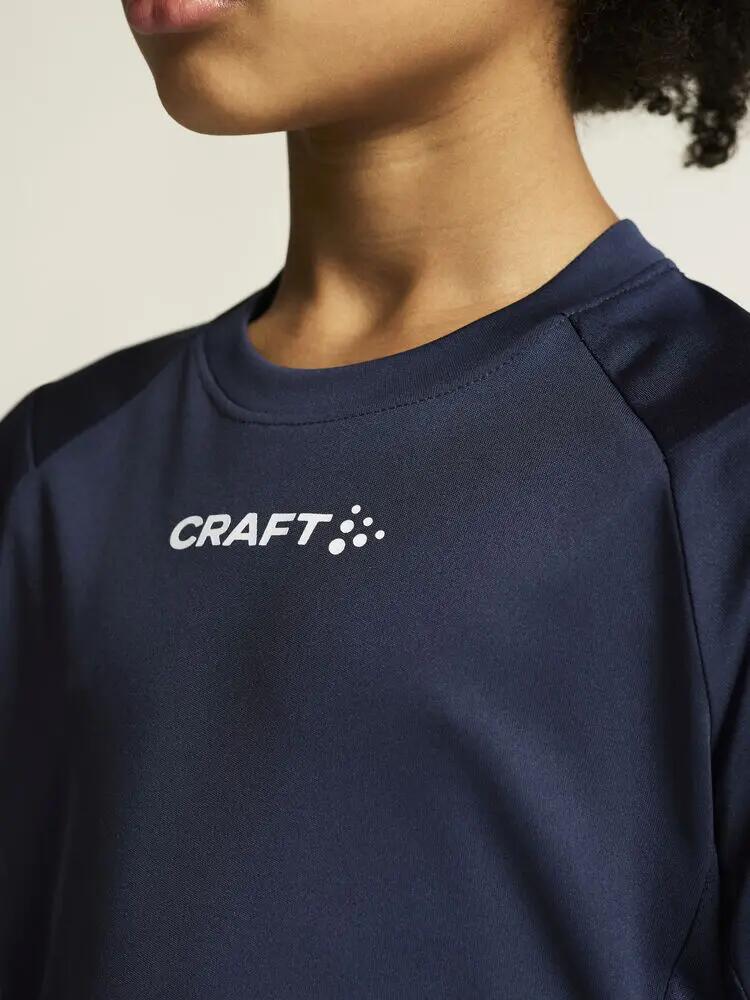 craft Rush 2.0 SS Tee Jr – T-shirt d'entraînement légère en polyester recyclé 6/7