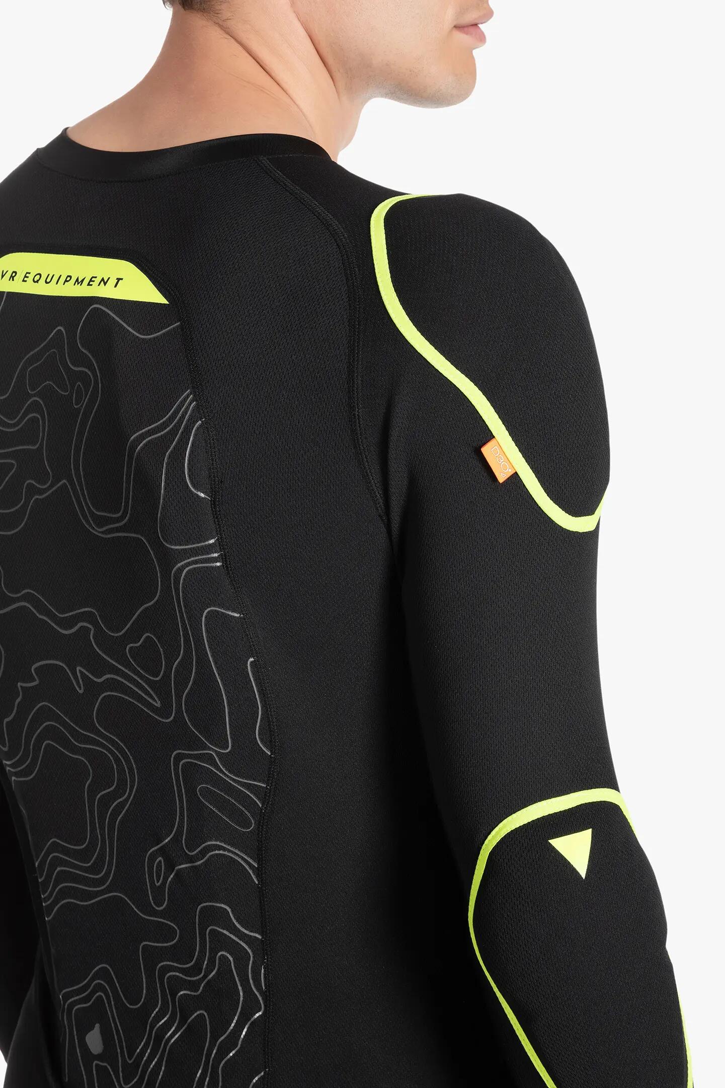 Geventileerde MTB-bodyprotector Zwart L 6/6