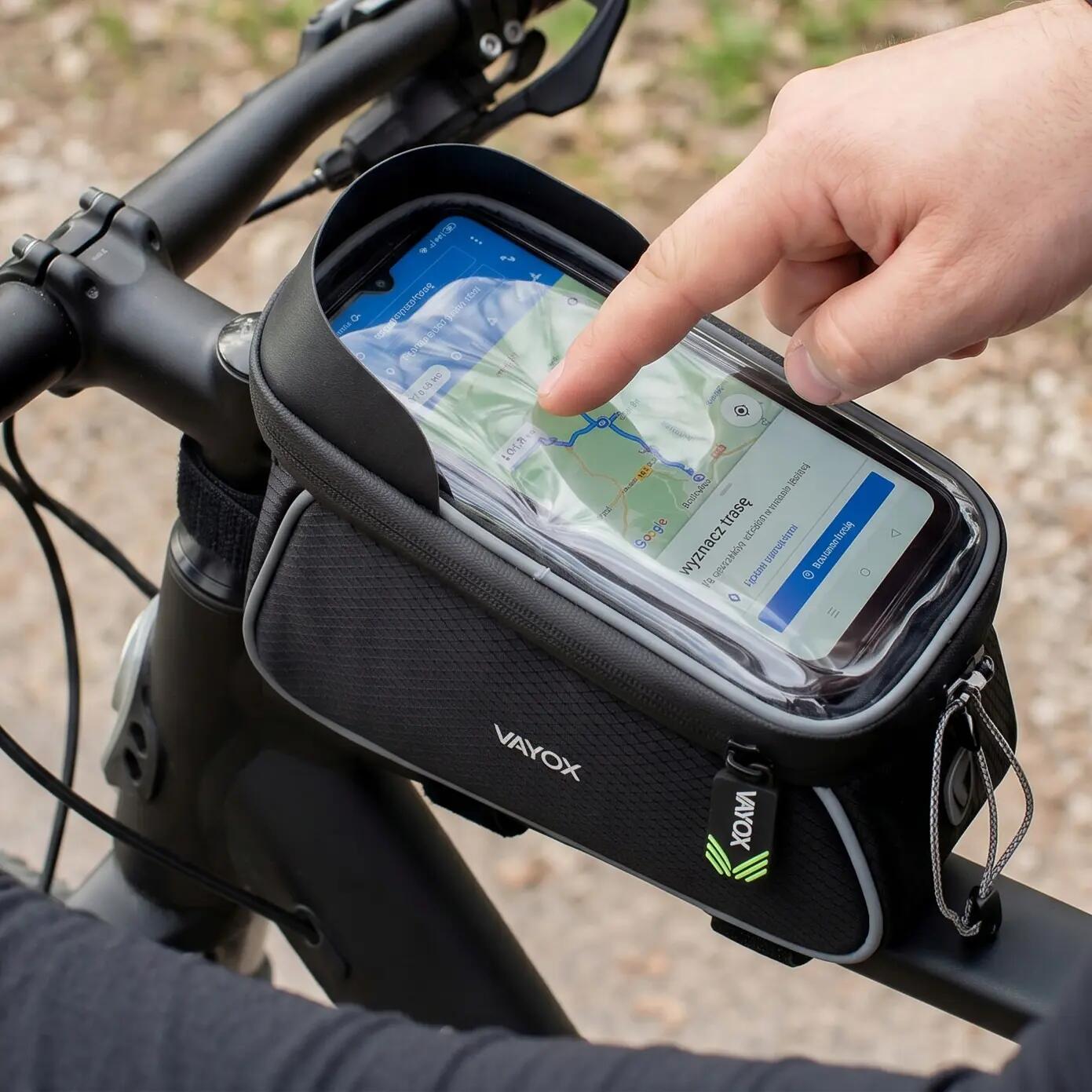Brašna na kolo na rám VAYOX VA0450 s pouzdrem na telefon 1,2L 11/16
