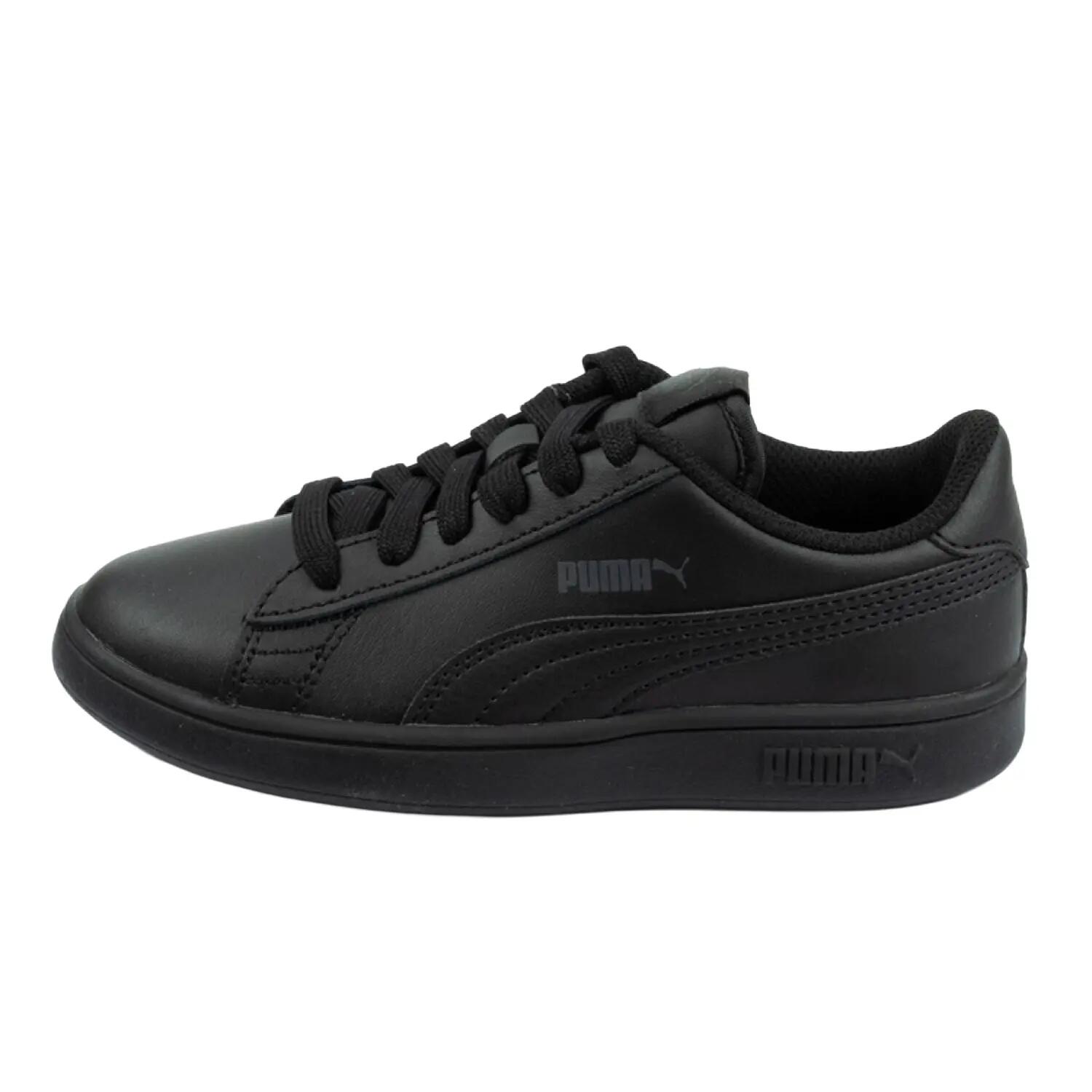 Calçado Smash V2 Ecological Leather para crianças e jovens (Preto) 3/10