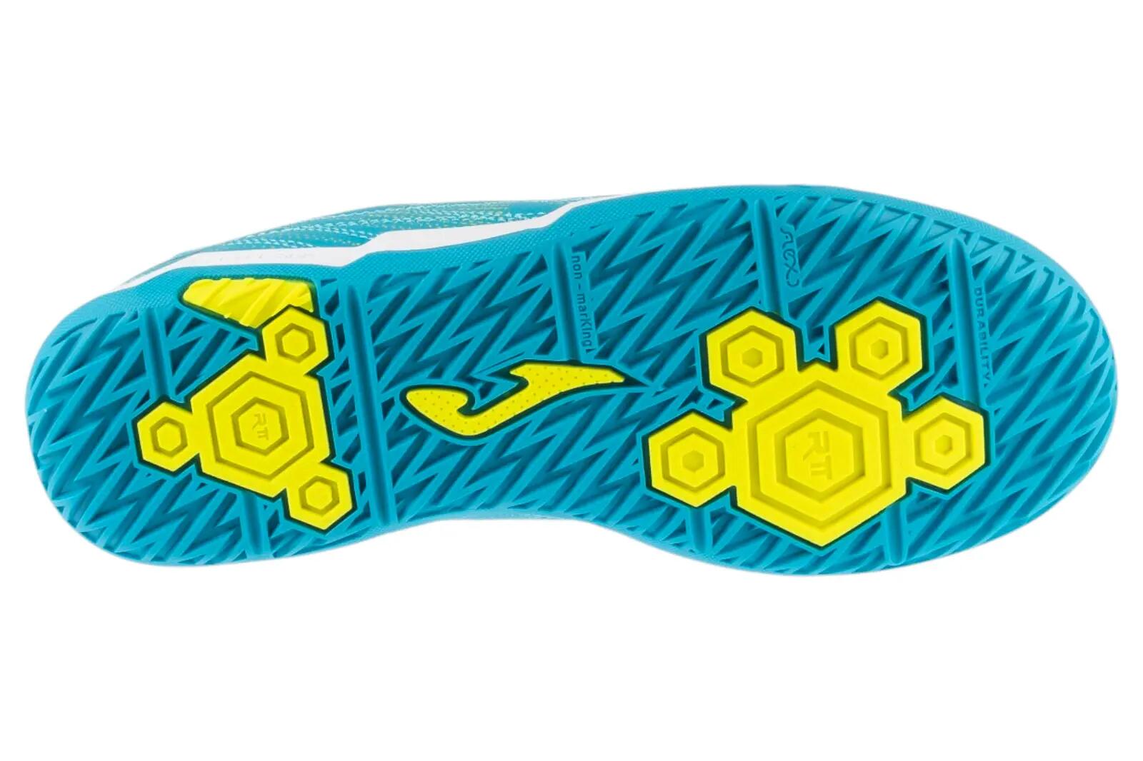 Chaussures Futsal Enfants Joma Evolution Jr 26 IN Turquoise 4/4