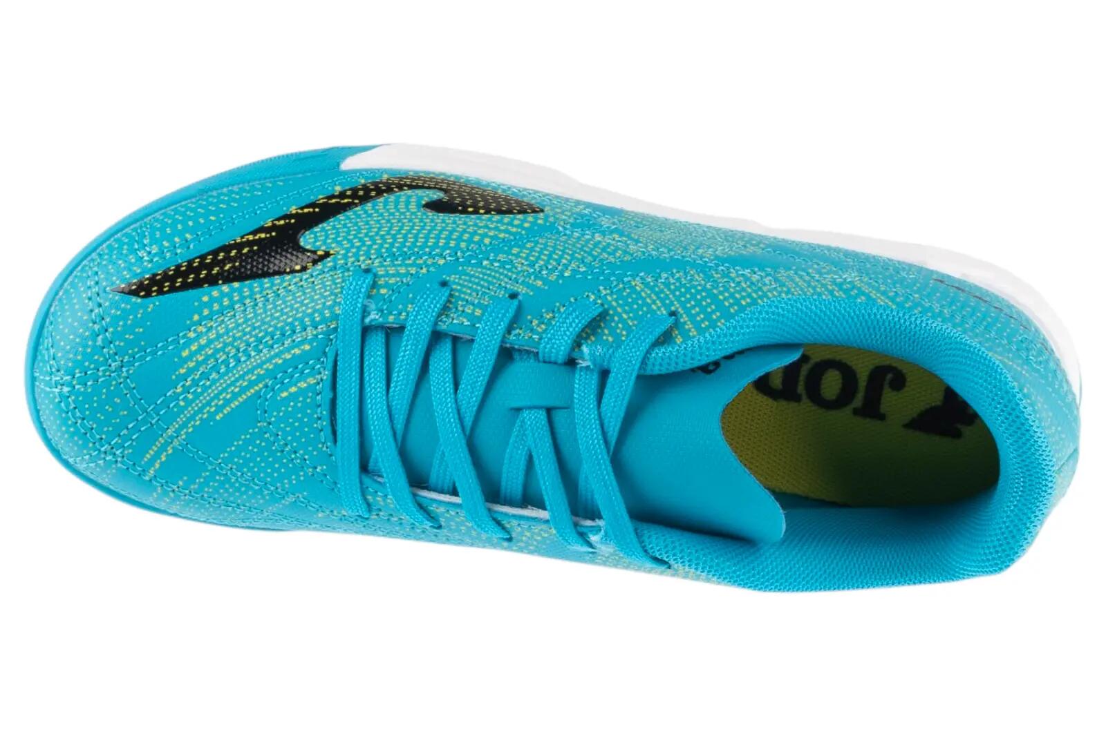 Chaussures Futsal Enfants Joma Evolution Jr 26 IN Turquoise 3/4