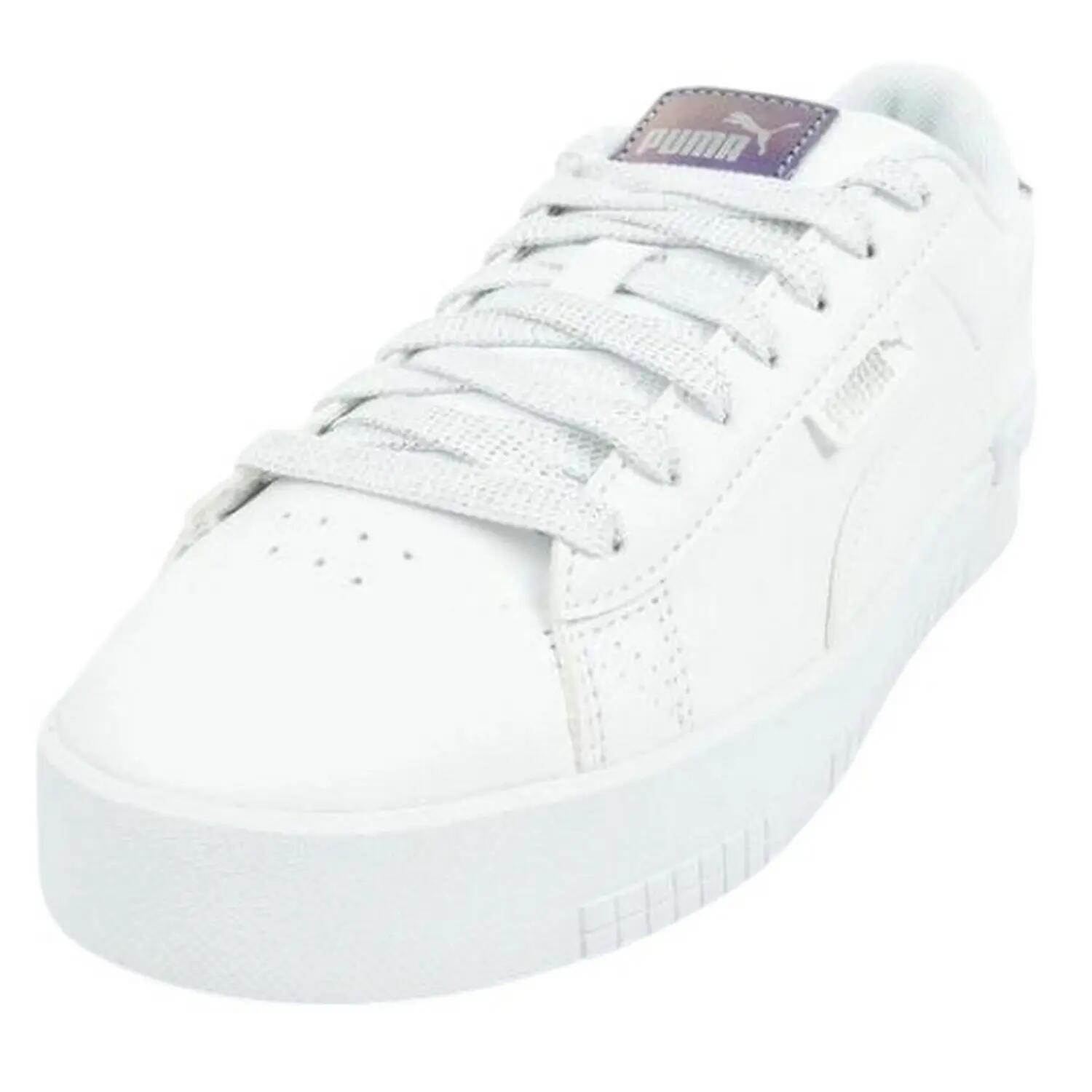 Zapatillas Deportivas de Cuero Jada Diseño Luminoso para Mujer Blanco 1/15