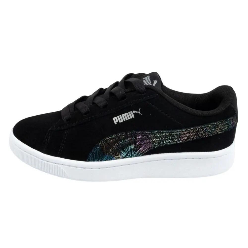 Scarpe Sportive Pelle Di Camoscio Bambini Puma Vikky Nero 3/9