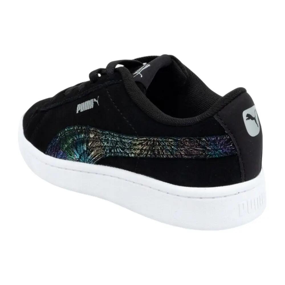 Scarpe Sportive Pelle Di Camoscio Bambini Puma Vikky Nero 2/9