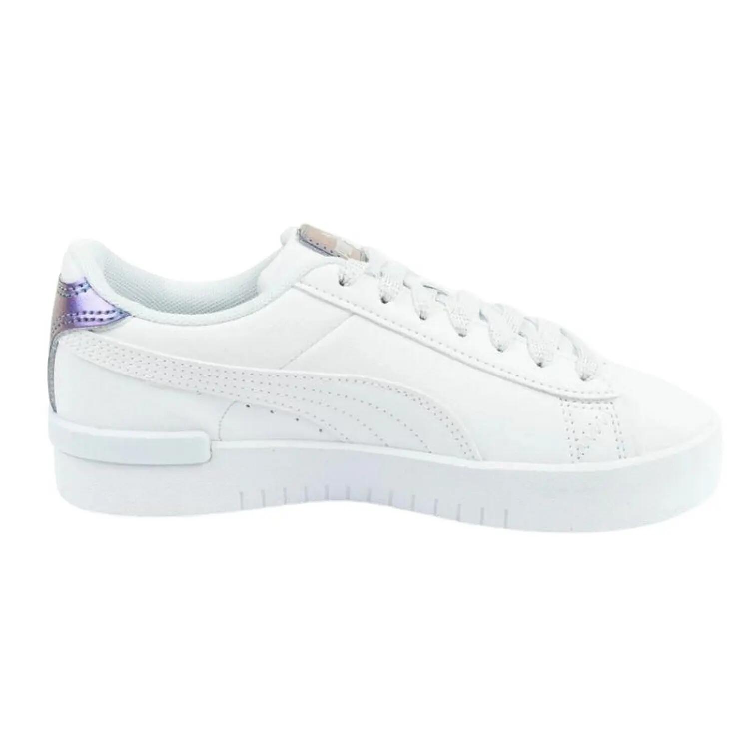 Zapatillas Deportivas de Cuero Jada Diseño Luminoso para Mujer Blanco 4/15
