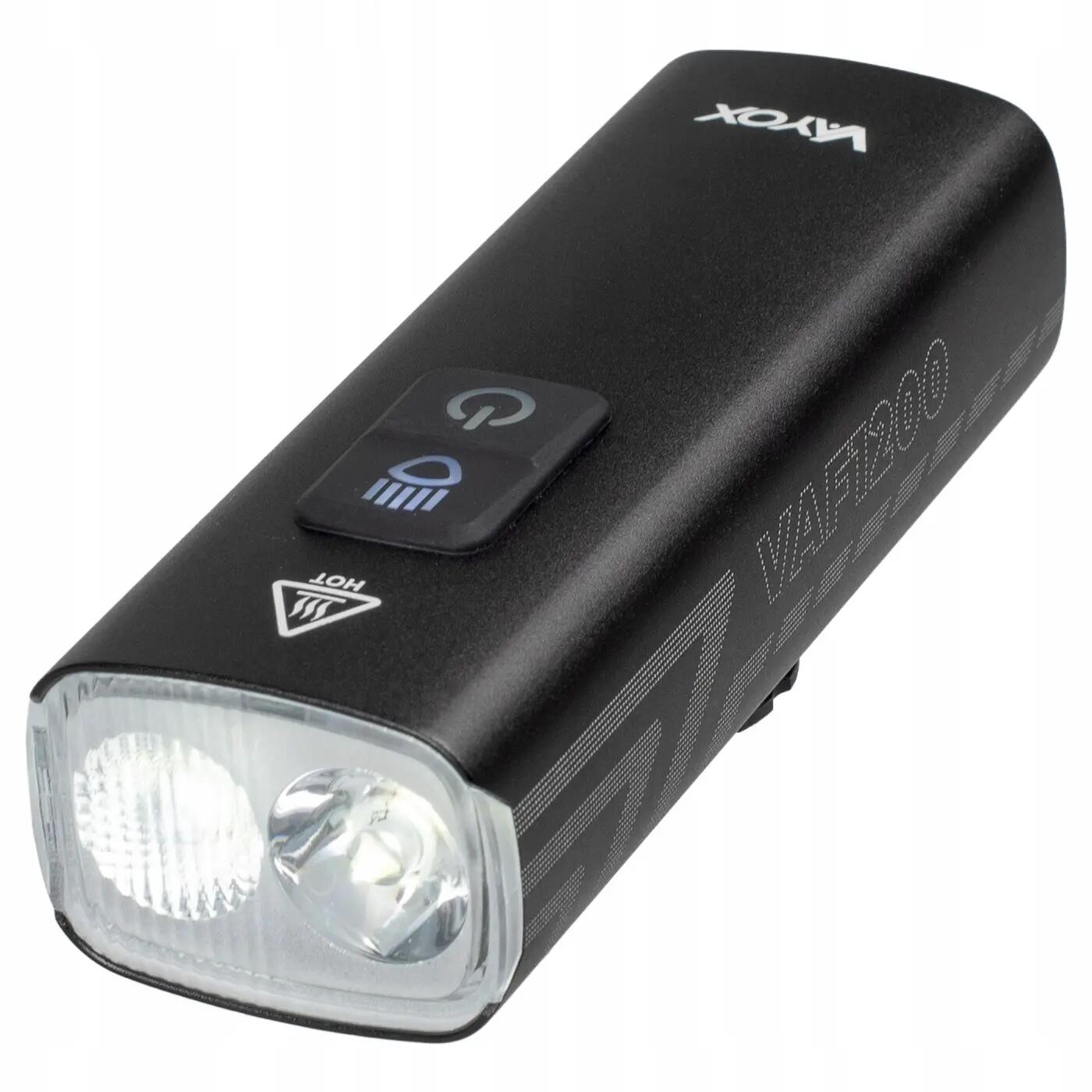 Přední světlo na kolo Vayox VAF1200 1200lm akumulátorové USB-C 12/16