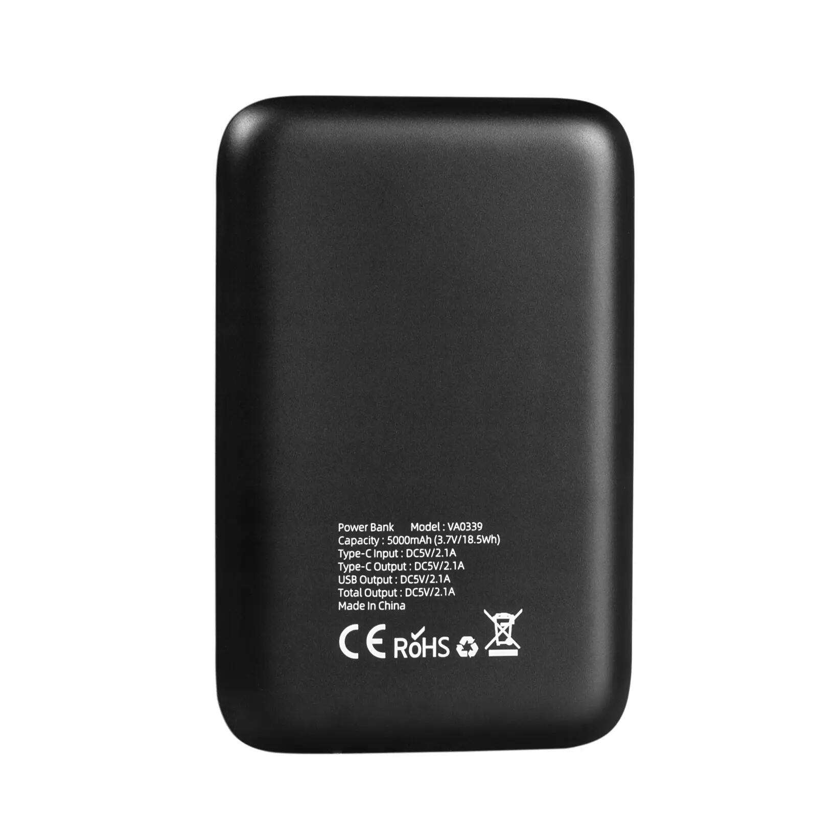 Powerbank Vayox VA0339 5000mAh USB USB-C 8/12