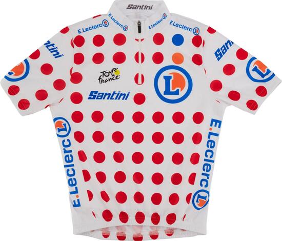 Maillot Manches Courtes Santini Tour de France Meilleur Grimpeur Enfant