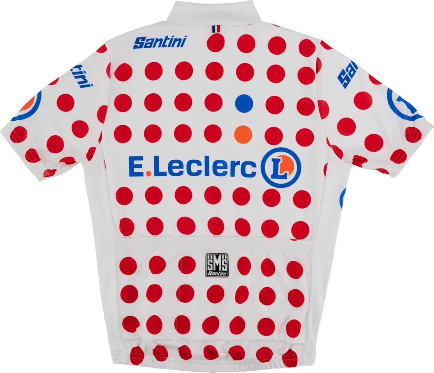 Maillot de manga corta Santini del Tour de Francia para niños, mejor escalador 2/4