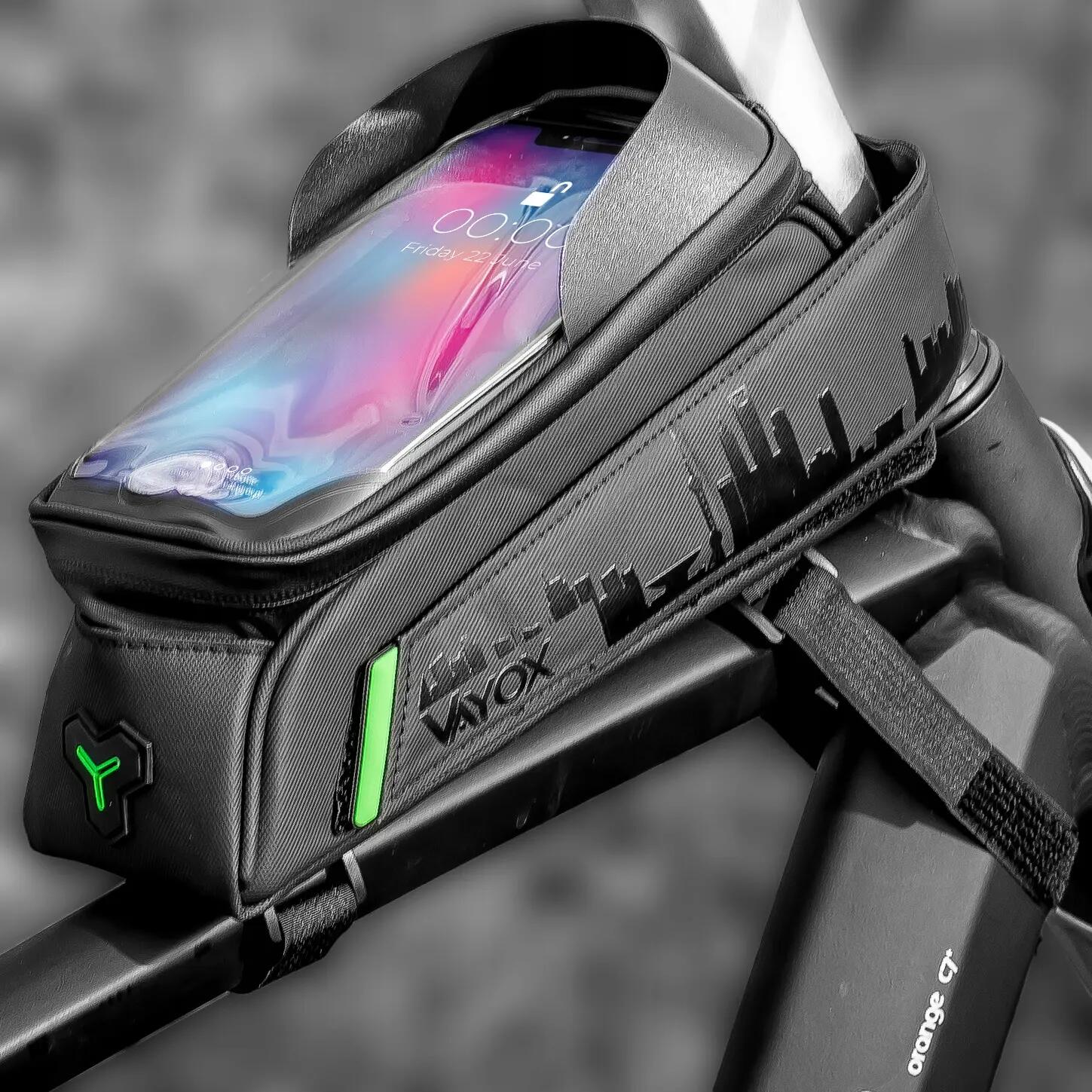 Fietstas voor frame VAYOX VA0170 met telefoonhoesje. 11/15