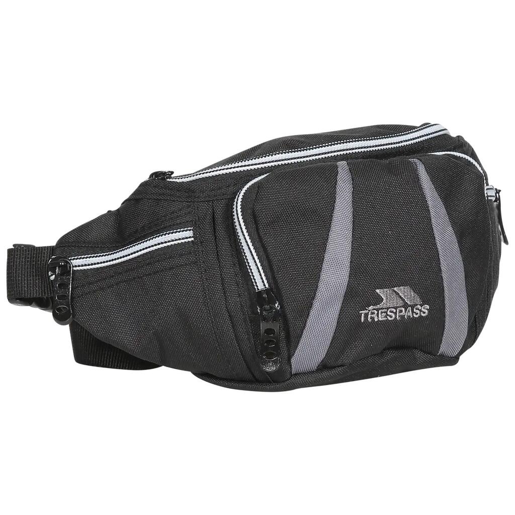 Dax Black Bum Bag Suits Cycling Running with 5 Pockets