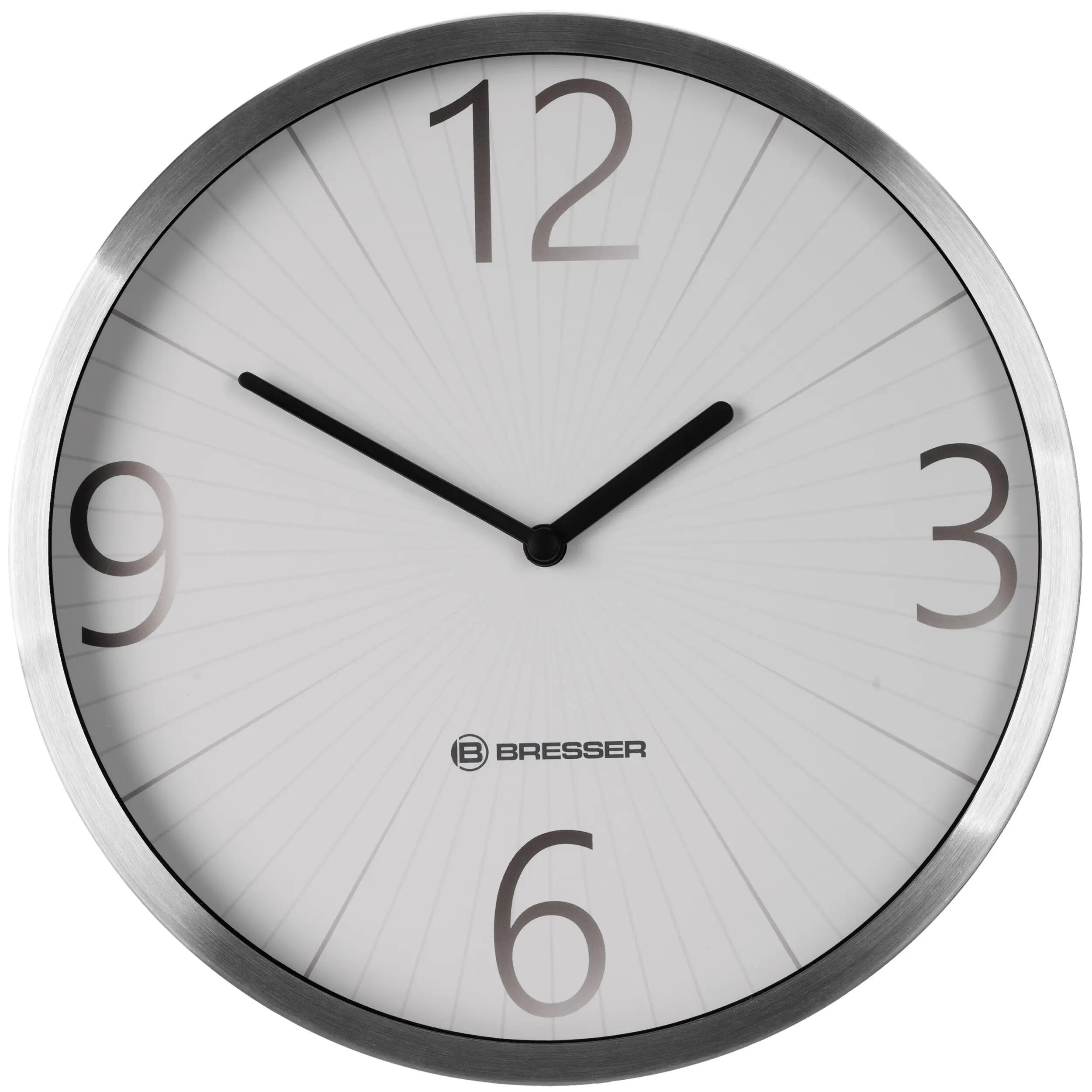 MyTime Horloge murale radio-pilotée 25 cm blanche 2/5