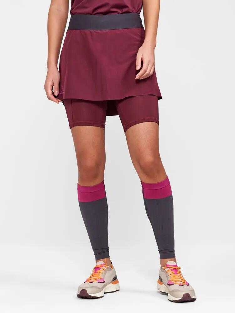Craft Pro Trail Women's 2-in-1 Skirt Bordeaux 5/6