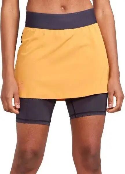 Jupe 2-en-1 Craft Pro Hypervent Orange Noir Femme 3/7